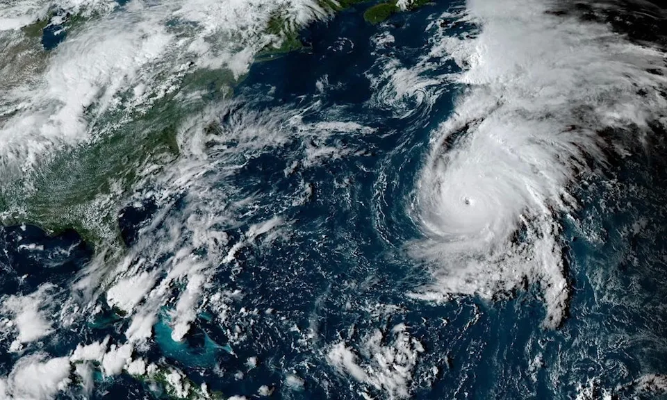Hurricane Gabriella Satellite Image